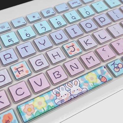 Keyboard Cover for Dell Inspiron 15 3000 5000 7000 3510 3511 3515 3525 3530 3535 5510 5515 5518 7510 15.6", Inspiron 16 7610, Vostro 15 3510 5510 5515, Latitude 3520, Cute Bunny - color: Cute Bunny
