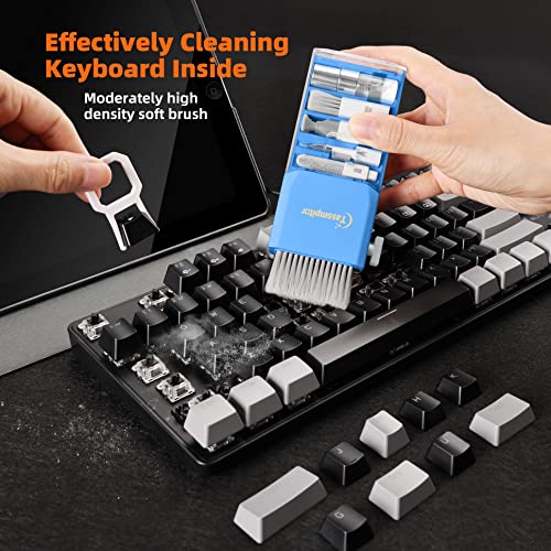 Keyboard Cleaner Laptop Cleaning Kit, Keyboard Cleaning Kit Laptop Cleaner, Electronics Cleaning Tool, White, Blue