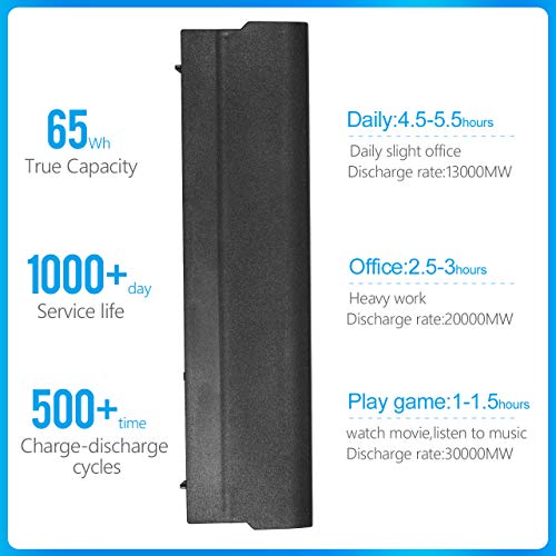 E6230 E6330 65Wh Laptop Battery Compatible with Dell Latitude | E6120 E6220 E6430s Series,fit RFJMW FRR0G UJ499 TPHRG J79X4 7FF1K Y61CV K4CP5 MHPKF 312-1239 312-1241 312-1381