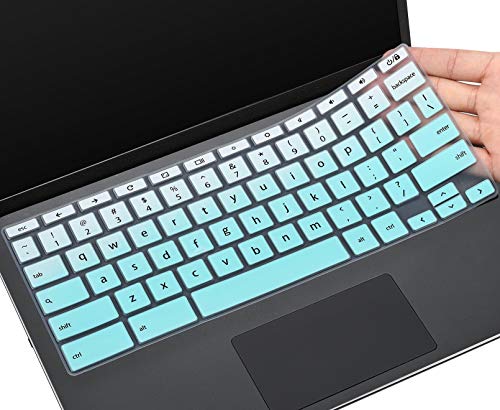 CaseBuy Keyboard Cover Skin for HP Chromebook 11A G8 / G8 EE / 11MK G9 / 11MK G9 EE, HP Chromebook 11 11a-na0010nr/21nr/30nr/40nr/50nr/60nr, HP Chromebook x360 11 G3 EE, Ombre Mint - color: Ombre Mint