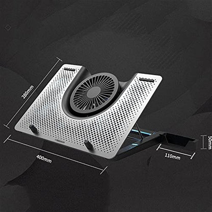 Laptop Cooler Cooling Pad (Up to 17 Inches), Ultra Quiet Notebook Cooler Stand Cooling Mat with 5 Fans，USB Ports, for Home Office Very Silent