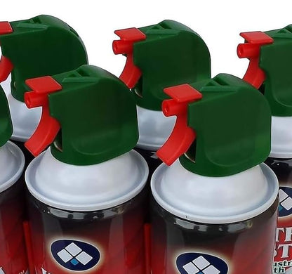 Ultra Duster Industrial Strength Compressed Air Cleaner, 10 oz., 12/Pack | Removes dust and debris from keyboards, electronics, and office equipment. Bulk 12-pack. - style: 12 Pack