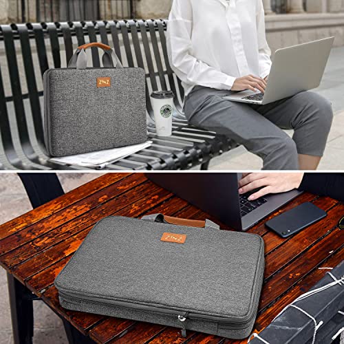 Slim Expandable Laptop Case 15.6 Inch Sleeve Upgraded Protective Durable Recycled Carrying Case Compatible with MacBook 15" & 16" and Most 15" 15.6" 16" Notebook,D01G01 - color: D01g01, size: 15.6"