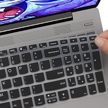 Keyboard Cover for 2026 2025 2024 Lenovo V15 G5 G4 G3 Gen 2 15.6", Lenovo IdeaPad 1/IdeaPad 1i 15.6", IdeaPad 5 Slim/IdeaPad 5i Slim 16", New Lenovo IdeaPad 1 15IGL7 15ADA07 15IAU7 15ALC7 15IJL71-BK - color: Black