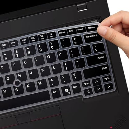 Keyboard Cover for 2026 2025 2024 Lenovo Thinkpad L14 P14s Gen7/Gen 6/Gen 5 14", Thinkpad T14 T14s Gen 6/5 14", Thinkpad E14 Gen 7 14", US Layout (Not Fit T14 T14s L14 P14s Gen 4/3/2/1, E14 Gen 6/5/4) - color: Black