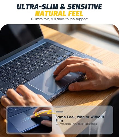 Orzero (3 Pack) Trackpad Protector Cover Compatible with MacBook Neo 13 inch, Clear Anti-Scratch Touch Pad Accessories Skin, Bubble-Free Removable No Residue
