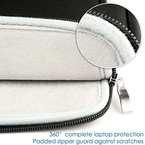 CCPK 15.6" Laptop Sleeve Compatible for 16" MacBook Pro 16 Inch 15" Mac Hp Acer Aspire 5 Samsung Lenovo Surface Book Envy x360 15 In Computer Cover 16in PC Carrying Case 15.6 Inch Bag PU Leather Black - size: 15.6-16 inch / Old 15.4" MacBook