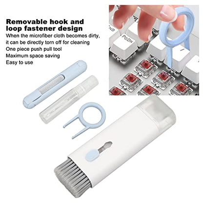7 in 1 Electronic Cleaner Kit, Keyboard Cleaner Kit with Soft Brush & Key Puller, Multifunctional Cleaning Tools for Earphone Keyboard Laptop Phone PC Monitor Camera Lens