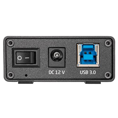 7-Port Powered USB 3.0 Slim Aluminum Hub with 2 Dual Data/Charging Ports