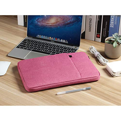 NIDOO 16 inch Laptop Sleeve Carrying Case Computer Protective Cover for 16" ThinkPad E16 Gen 2 / L16 Gen 6/ Z16/ ThinkBook 16 Gen 7 8/15 inch MacBook Air M5 M4/ Dell 16 Plus/HP ASUS Acer - color: Red, size: 15-16 Inch / Macbook Pro 15 16
