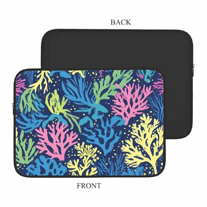 Laptop Sleeve Bag 15.4 15.6 Inch,Underwater Seaweed Colorful Protective Polyester Computer Cases Laptop Cover Briefcase Bag Tablet Travel Cover - color: LPS-018