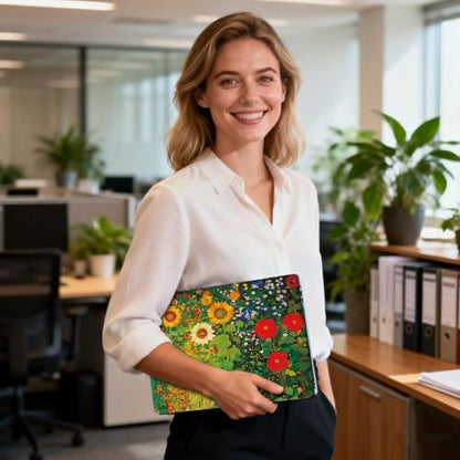 Universal Laptop Skin Sticker Decal for 11.6”12" 13" 13.3" 14" 15" 15.4" 15.6" Reusable Waterproof Scratch-Scratch Resistant Protective Vinyl Laptop Notebook Skin Stickers,Watercolor Flower Sunflower - color: Watercolor Flower Sunflower