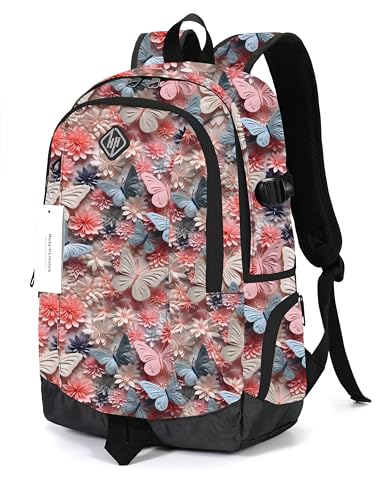 rickyh style School Backpack Travel Bag for Men & Women Lightweight College Back Pack with Laptop Compartmen - color: 09hude
