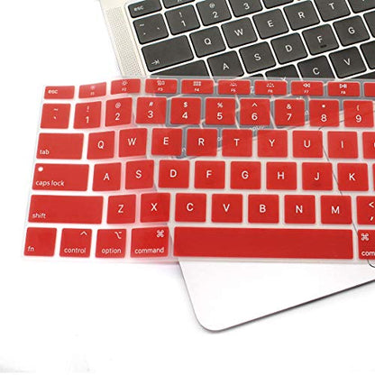 Se7enline for MacBook Pro 13/16 inch Keyboard Cover 2019-2026,Purple | Silicone Waterproof Dustproof Durable Washable Laptop Accessories Protective Skin Protector 2019/2020/2021/2022/2023,Wine Red - color: Wine Red