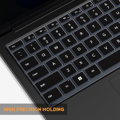 Keyboard Cover for 2026-2024 Microsoft Surface Laptop 7/8 13.8 & 15 inch, Surface Laptop Accessories Ultra Thin Keyboard Protective Skin -Black - color: Black