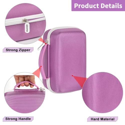 Laptop Power Bank Case for Anker 25000& Prime 27650, Purple | Organizes the Power Bank, Small Cables and 100W Charging Base; Larger 150W Charging Base Does Not Fit, Case Only - color: Purple