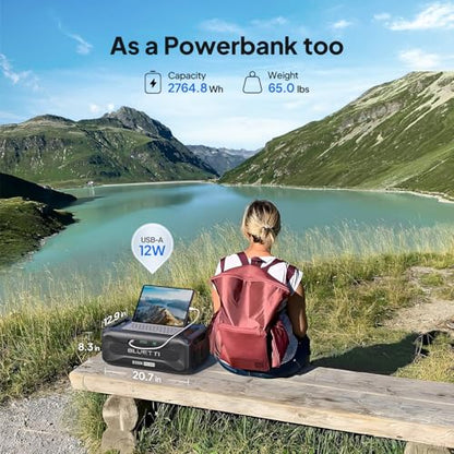 BLUETTI B300K, 2764.8Wh LiFePO4 Battery Pack for Power Station Apex 300 | LiFePO4 Extra Battery Backup Solar Generator for Home, Emergency, Road Trip - style: ‎BLUETTI B300K for Apex 300