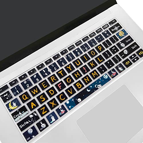Keyboard Cover Skin for Microsoft Surface Laptop 3/4/5 13.5 & 15 Inch, Surface Laptop Studio/Studio 2 14.4",Space Man - color: Space Man