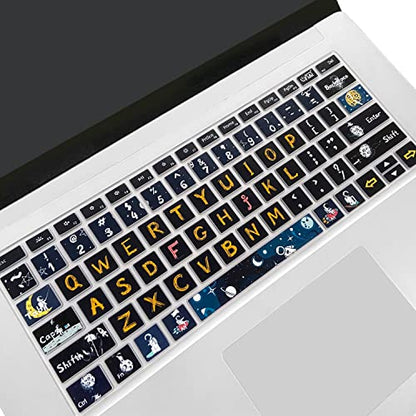 Keyboard Cover Skin for Microsoft Surface Laptop 3/4/5 13.5 & 15 Inch, Surface Laptop Studio/Studio 2 14.4",Space Man - color: Space Man