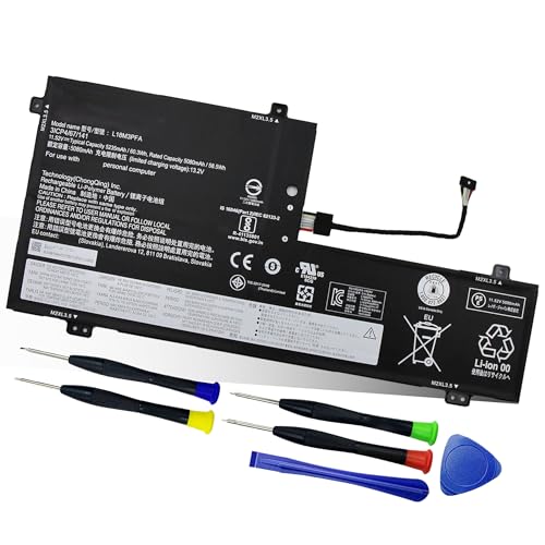 L18M3PFA L18D3PF2 Battery Replacement for Lenovo Yoga C740-15IML C740-15 C740-15IML-81TD 81TD0040GE 81TD003YGE 81TD004GGE Series Notebook 5B10T83740 5B10W67258 60.3Wh 3-Cell - size: 11.79*6.28*0.19 IN L18M3PFA