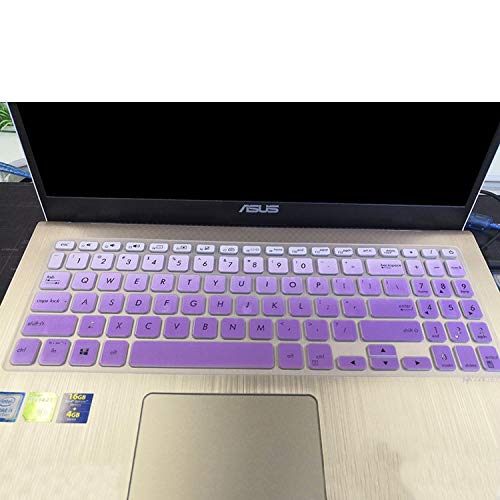 Compatible for Asus Vivobook 15 F512FA F512DA F512F F512 A512 A512FJ A512F X512F FA DA 15.6 Inch Silicone Laptop Keyboard Cover Skin,fadepink - color: fadepink