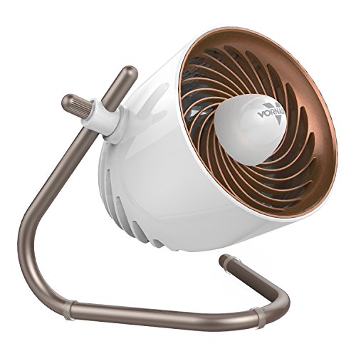 Vornado Pivot Personal Air Circulator Fan, 6-inch, Quiet Portable for Travel, 3 Speed Settings, Targeted Cooling Airflow, 360-Degree Adjustable Axis, Fan for Bedroom, Office, And Desktop, Copper - color: Copper