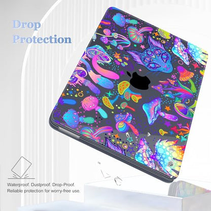 Tuiklol for 2026 MacBook Neo 13 Inch A18 Pro Chip Case, (Model A3404) Anti-Scratch Anti-Drop Slim Hard PC Shell Case with Shockproof Protective MacBook Neo Laptop Cover, Magic Mushrooms - color: Magic mushrooms