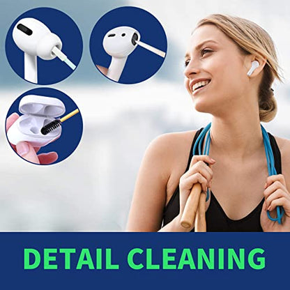 Phone Cleaning Kit, Phone Screen Cleaner, Cleaning Kit for iPhon Airpod | Cleaning Kit for Cell Phone Airpod, for iPhone Speaker Charging Port Cleaning Tool, Cleaning kit for Laptop USB C Lightning