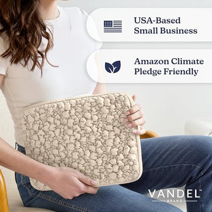 Vandel Puffy Laptop Sleeve Case, 13-14 inch Laptop Sleeve Bag Case 13.3 Inch, Compatible with MacBook Air/Pro 13/Pro 14/iPad Pro 12.9, HP Dell ASUS Computer Bag Cover, Sand Crunch - color: g. Sand Crunch