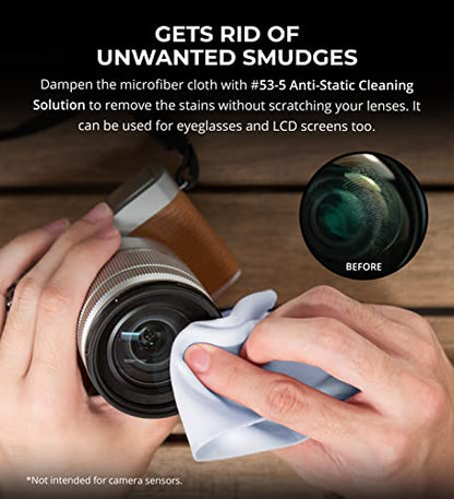 Camera Cleaning Kit with Mini-Air Blower and Dual-Sided Lens Pen for DSLR, SLR, Mirrorless Digicam - Compatible with Canon, Nikon, Pentax, Sony, and More