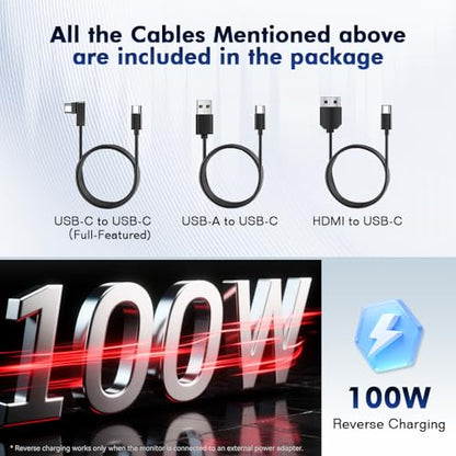Blackview Laptop Screen Extender 14" FHD IPS, 1.3lbs 0.17" Ultra-Slim | 4.5mm ultra-slim, 14" 1080 FHD IPS, 180° rotate, dual-screen, plug & play, USB-C/HDMI, works with Mac/Windows/Android/Switch - color: SCM6