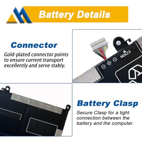 RR04XL L60373-005 Battery Replacement for HP Spectre X360 13-AW 13T-AW Series 13-aw0013dx 13-aw0023dx 13-aw2003dx 13t-aw000 13t-aw100 13t-aw200 Series HSTNN-DB9K HSTNN-OB1M L60213-2C1 RR04060XL - size: 12.40*3.36*0.29 inch RR04XL