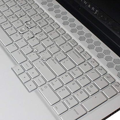 Keyboard Cover for Dell Alienware M17 R4 R3 R2 Gaming Laptop, Dell G7 17 7700 Gaming Laptop (Not fit for Dell Alienware 17 R5/Old Alienware M17/Alienware M17 R4 Cherry)-TPU