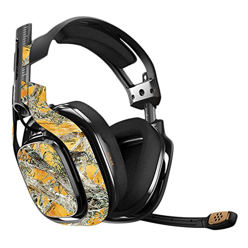 MightySkins Skin Compatible with Astro A40 3rd Generation Gaming Headset - Mc2 Blaze Protective, Durable, and Unique Vinyl Decal wrap Cover Easy to Apply, Remove, and Change Styles Made in The USA - color: Mc2 Blaze