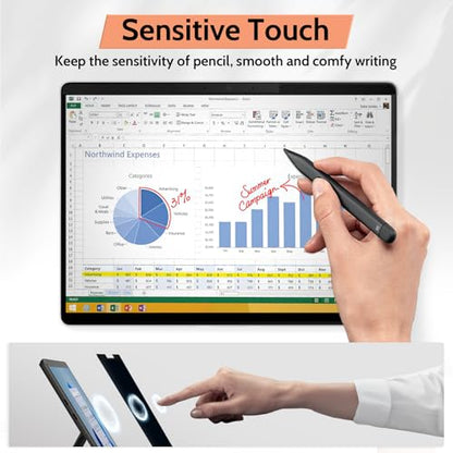 Mamol Magnetic Privacy Screen for 13.5 inch Microsoft Surface Laptop 6/5/4/3/2/1, Removable Anti Spy Glare Blue Light Filter, Surface Laptop Privacy Screen Protector 13.5 in