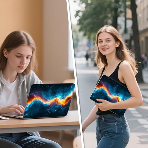 Universal Laptop Skin Sticker Decal, 12"-15.6" Aesthetic Vinyl Wrap, Cosmic Galaxy Waterproof Notebook Cover Art Protector for MacBook HP Dell Lenovo, Fits 13" 14" 15" 15.6" - color: Cosmic Galaxy