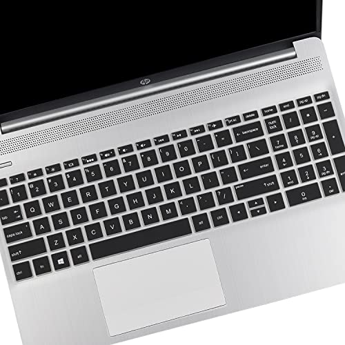 Keyboard Cover for 17.3 HP Laptop 17-by 17-bs/ca 17t-by400/by500 17-by4013dx 17-by0053cl 17-by4633dx 17-by3613dx 17-by1053dx 17-by0021dx by4061nr by3053cl by3065st by4623dx(Not Fit 17-cn/cp/cw/ch/cr) - color: Black