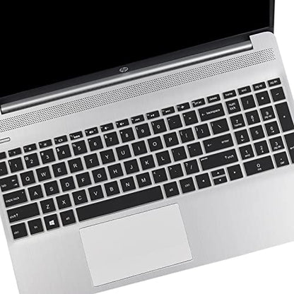 Keyboard Cover for 17.3 HP Laptop 17-by 17-bs/ca 17t-by400/by500 17-by4013dx 17-by0053cl 17-by4633dx 17-by3613dx 17-by1053dx 17-by0021dx by4061nr by3053cl by3065st by4623dx(Not Fit 17-cn/cp/cw/ch/cr) - color: Black