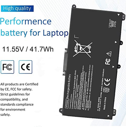 HT03XL Battery for HP Laptop Battery L11119-855 HP Battery for HP 17-by 17-CA 15-DA 15-DB 15-DW 15-CS 15-DY 14-CE 14-CF 14-DF 14-DH 14-DQ 15-CS0053CL 15-DW0033NR 15-DA0014DX 17-BY0061ST HT03041XL - size: 7.35 x 3.5 x 0.25 inches HTO3XL BATTERY