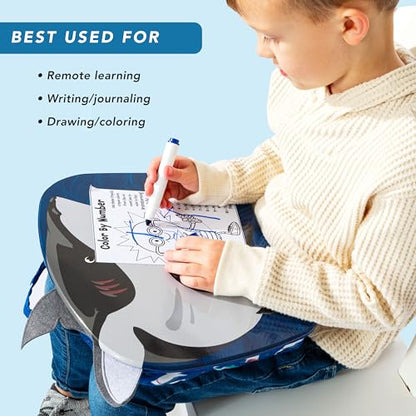 LAPGEAR Lap Pets Lap Desk - Shark, Fits 11.6” Laptops - color: Shark