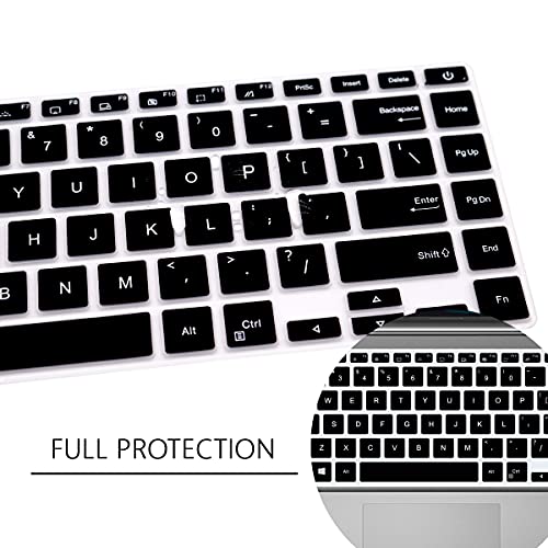 Silicone Keyboard Cover for ASUS VivoBook S14 S433 S435 M433 M413 X413 K413, VivoBook Flip 14 TM420IA/UA K, ZenBook 14 UX435 Q407IQ,for Asus 14" E410 L410 ZenBook 14 UX435EG Q407IQ, Black - color: Black