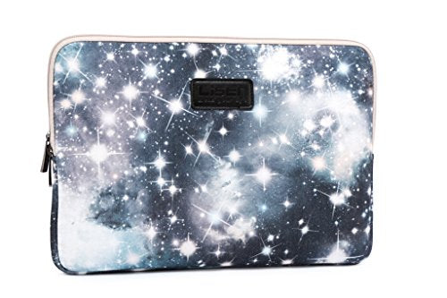 BSLVWG 10 Inch Laptop Sleeve Multi-Color & Size Choices Case/Water-Resistant Neoprene Notebook Computer Pocket Tablet Briefcase Carrying Bag/Pouch Skin Cover - color: Starry Sky Grey, size: 10 inch