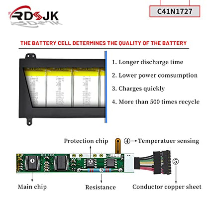 C41N1727 Laptop Battery for Asus ROG Zephyrus M GM501 GM501G GM501GM GM501GS GU501 GU501GM GM501GM-WS74 GM501GS-XS74 GM501GS-EI015T GU501GM-BI7N8 Series 0B200-02900000 0B200-02900000M 15.4V 55Wh