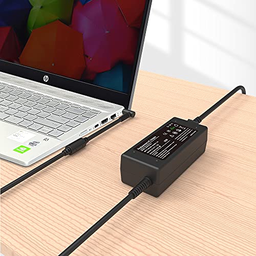 65W 19.5V 3.33A Adapter Laptop Charger for HP Pavilion X360 M3-U003DX M3-U001DX,Envy X360 M6-W103DX,709985-004 PPP009A PPP009C PPP009D PPP012L-E PPP009L-E PPP012D-S 709985-002 709985-003 PA-1650-32HE - color: black3