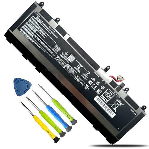 76Wh WP06XL M73470-005 Laptop Battery Replacement for Hp EliteBook 830 835 840 845 860 865 G9 G10 ZBook Firefly 16 G9 G10 EliteBook 865 G11 Series HSTNN-IB9Z M64306-1C1 - size: 13.97*4.52*0.39inch WP06XL