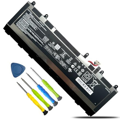 76Wh WP06XL M73470-005 Laptop Battery Replacement for Hp EliteBook 830 835 840 845 860 865 G9 G10 ZBook Firefly 16 G9 G10 EliteBook 865 G11 Series HSTNN-IB9Z M64306-1C1 - size: 13.97*4.52*0.39inch WP06XL
