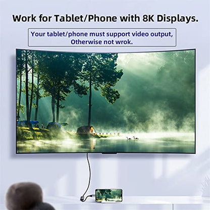 USB4 USB-C Type-C Source to MINI Displayport MINI-DP Female Cable Display 8K 60HZ UHD 4K Monitor Displays - style: USB-C to Mini DP 8K