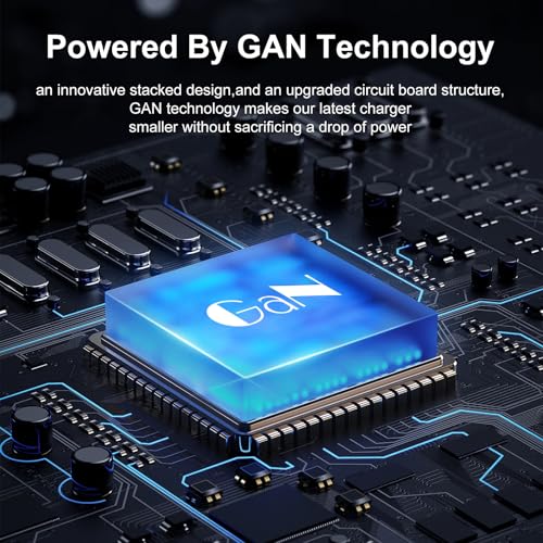 Samsung 65W USB C Charger, 3 Ports GaN Fast Wall Charger Block, Max capacity 65W for MacBook Pro/Air, iPhone 17/17 Plus/17 Pro Max/16 Pro, iPad Pro,Samsung Galaxy S26 Ultra/S26/S26+/S25 Ultra/S25/S25+
