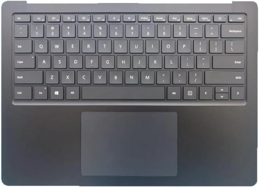 Palmrest Keyboard Touchpad Keyboard for Microsoft Surface Laptop 3/4/5 15" (Black, USB) - color: 15" Black Keyboard