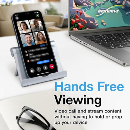 BoxWave Stand and Mount Compatible with ARZOPA Portable Monitor S1 Table (15.6 in) - VersaView Aluminum Stand, Portable, Multi Angle Viewing Sturdy